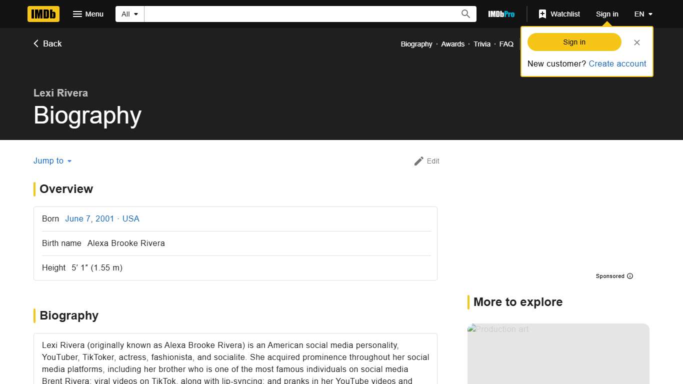 Lexi Rivera - Biography - IMDb