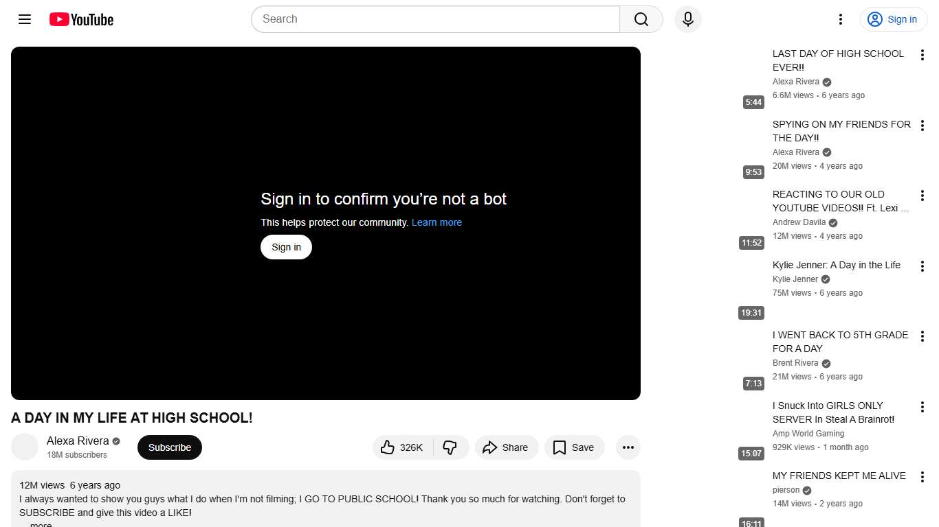 A DAY IN MY LIFE AT HIGH SCHOOL! - YouTube